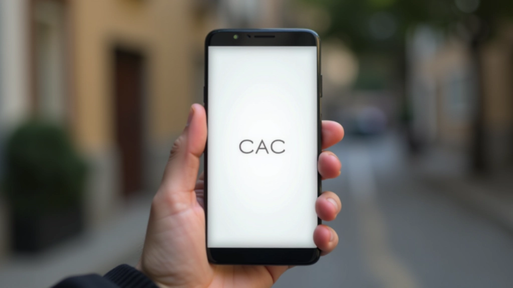 Mockup de mobile mostrando posicionamento ideal de botão CTA com espaçamento visual ao redor